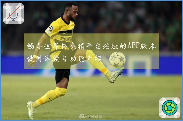畅享世界杯竞猜平台地址的APP版本使用体验与功能介绍
