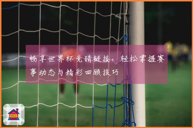 畅享世界杯竞猜链接，轻松掌握赛事动态与精彩回顾技巧